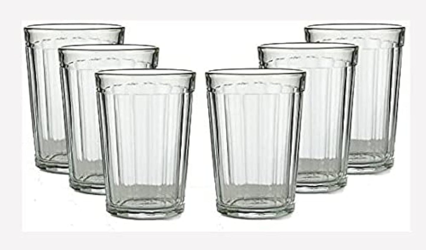 LOT 6 Russian Tea Glasses 8.5Oz 250Ml Granyonyi Stakan 20-Facet Fits Holder Podstakannik Glass - Russian Standard Glasses - Russian Glass Cup Tea - Vintage Ussr Drinking Glasses Russian - WORLD TIME VISITS