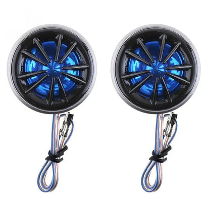 2Pcs 150W YH-66 Car Horn Dome Tweeter Audio Loudspeaker Car Stereo Treble Speaker for Most Cars