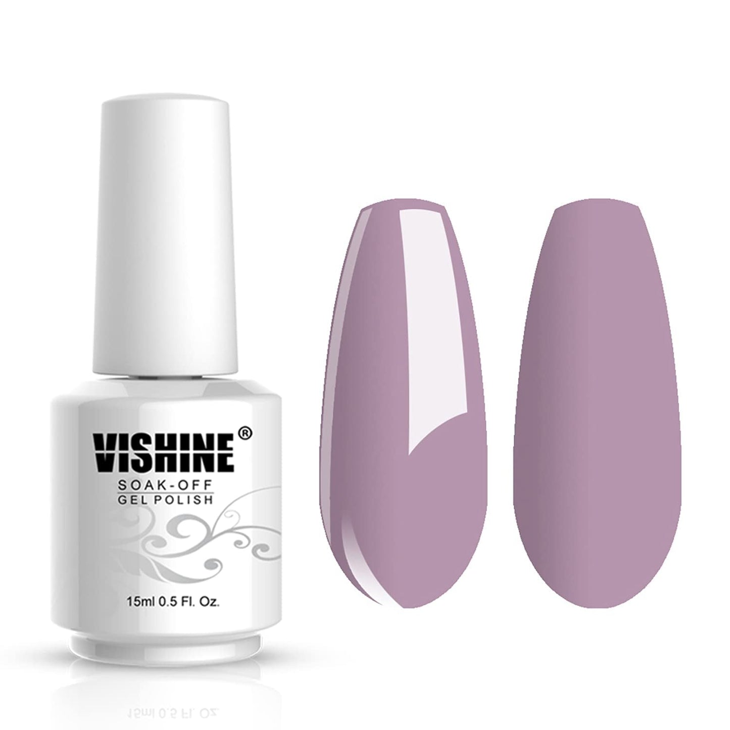 Soak-Off UV LED Gel Polish Nail Art Manicure Lacquer Thistle Color 028