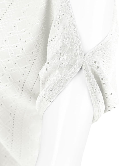 Women Cold Shoulder O-Neck Short Sleeve Loose Fit Summer Shirt Blouse Tops