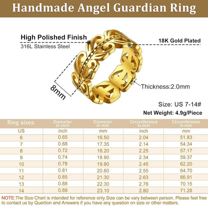Celtic Rings in Three Classic Style, Solid Stainless Steel Band Ring in Gold/Silver/Black Tone, Simple Celtic Knot Eternity Finger Ring for Friendnship Wedding Engagement Promise