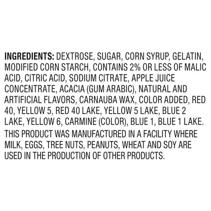 Gummy Clusters Candy, Rainbow, Resealable 8 Ounce Bag