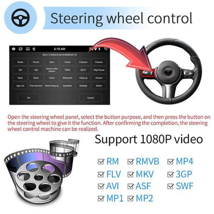 UNITOPSCI NEW 2Din Android 11 Car Stereo Radio 9'' HD Touch Screen Car MP5 Player Autoradio GPS Support WIFI Bluetooth Mirror Link FM/RDS Radio【For Mercedes-Benz C-Class 2007-2010】