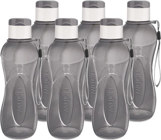 Water Bottle Kids Reusable Leakproof 12 Oz Plastic Wide Mouth Large Big Drink Bottle BPA & Leak Free with Handle Strap Carrier for Cycling Camping Hiking Gym Yoga - WORLD TIME VISITS