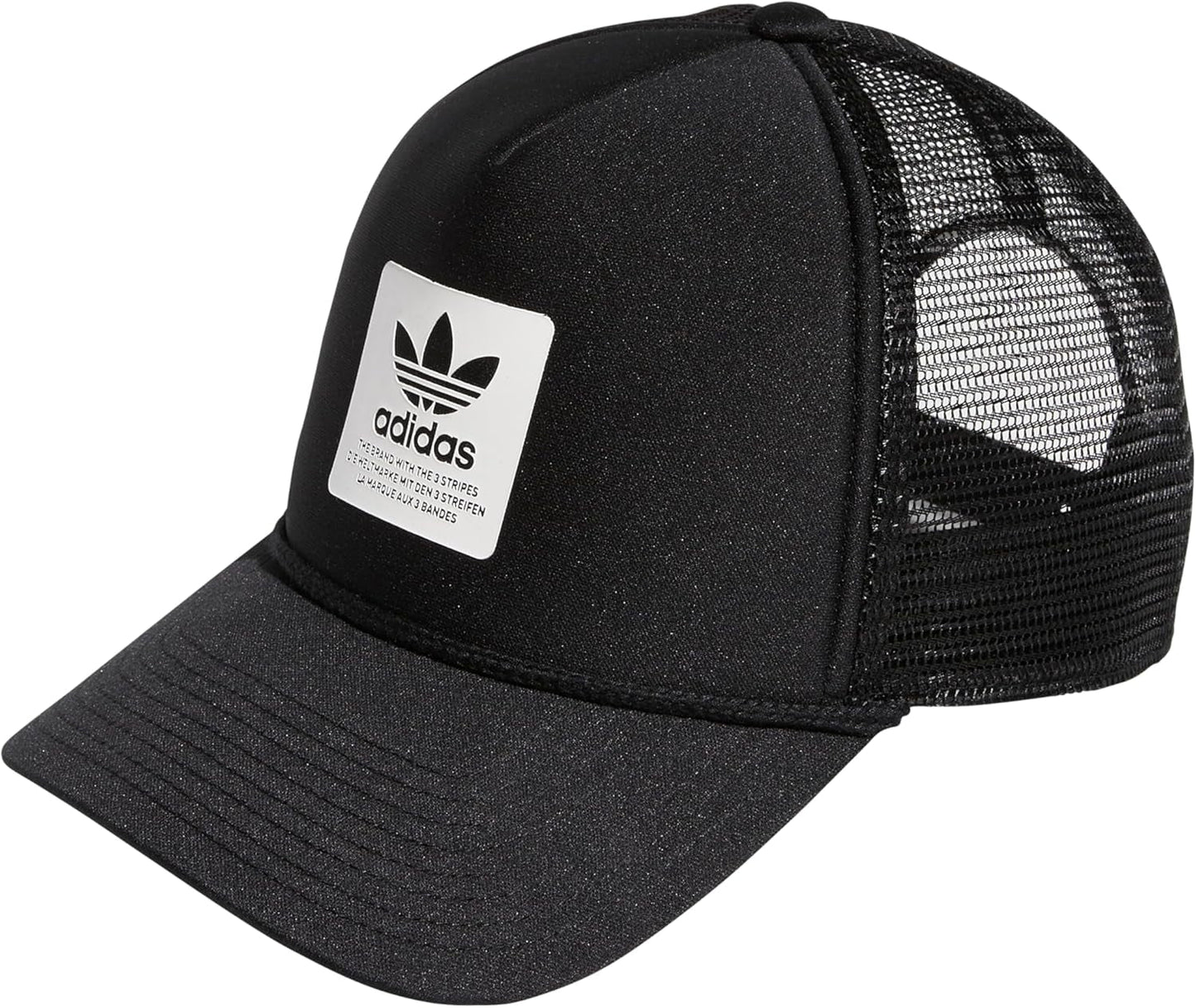 Dispatch Trucker 5-Panel High Crown Mesh-Back Adjustable Strapback Cap