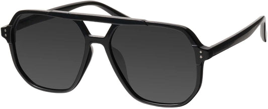Oversized Aviator Sunglasses for Women and Men with Polarized Lens MS52243