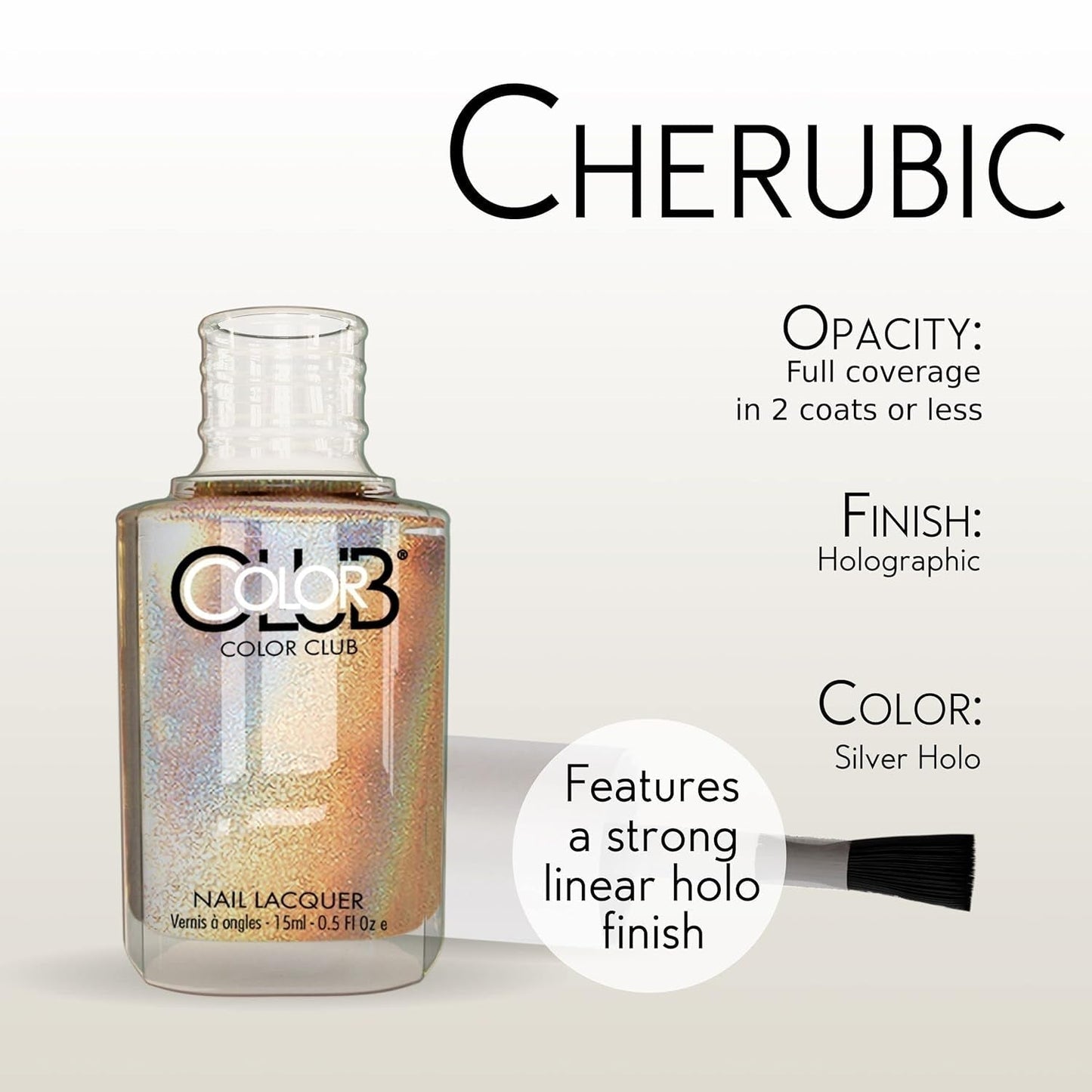 Cherubic  Halo Huesnail Lacquer .5 Fl Ounce - 15 Ml, 0.5 Fluid_Ounces