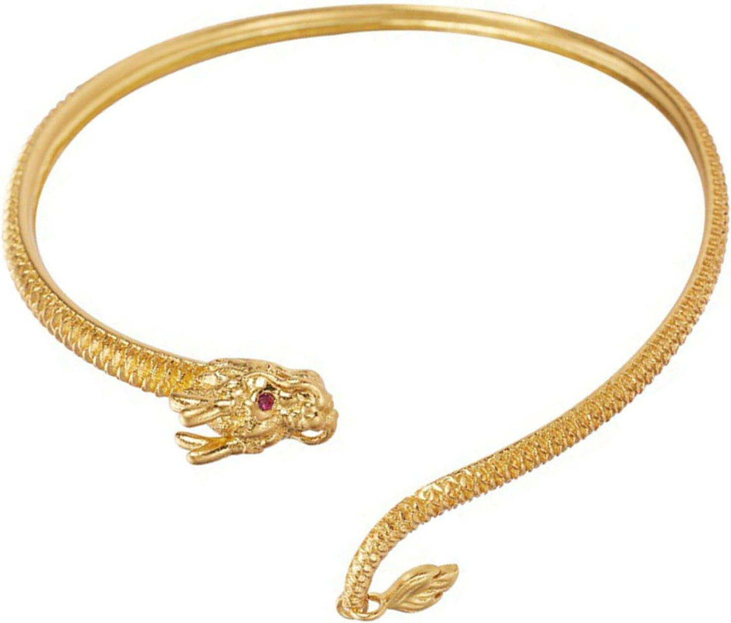 Chinese Dragon Bangle Bracelet Jewelry Vintage Chinese Style Dragon Bangle Bracelet Retro Hand Jewelry for Daily Wear, as the Pic Show, Gold - WORLD TIME VISITS