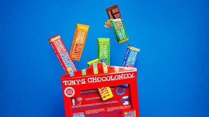 Chocolate Bar Variety Pack - Milk, Dark, Nougat, Caramel, Hazelnut, Almond & Sea Salt - 6 Individually Packed Bars