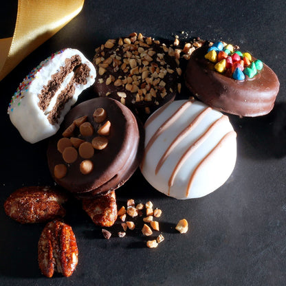 Chocolate Cookies Gift Box - Vegan Cookie Gifts - Gourmet Food Gift Basket - Employee Appreciation - Great Gift for Nurse Appreciation, Holiday, Birthday, Sympathy, Men/Women - Kosher
