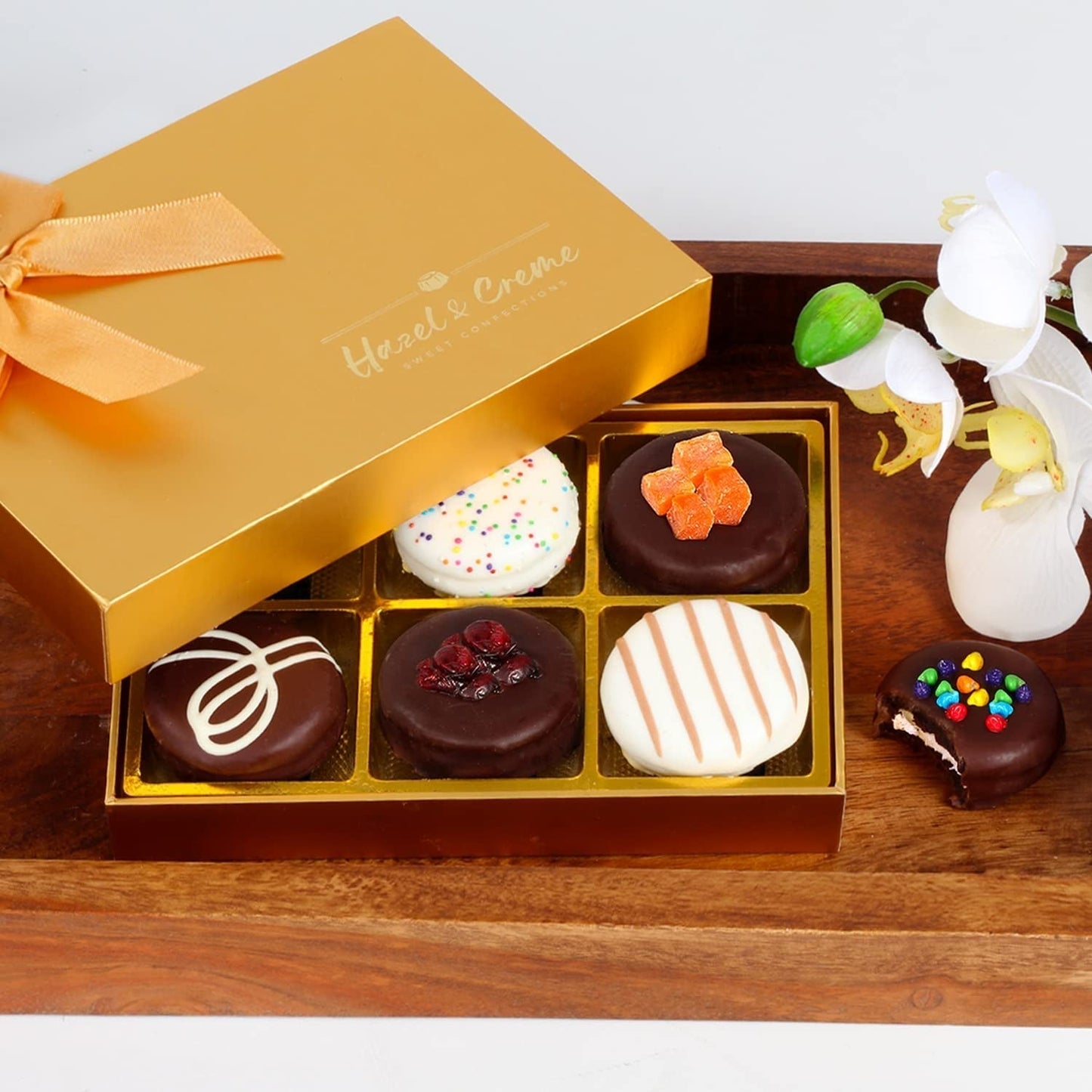 Chocolate Cookies Gift Box - Vegan Cookie Gifts - Gourmet Food Gift Basket - Employee Appreciation - Great Gift for Nurse Appreciation, Holiday, Birthday, Sympathy, Men/Women - Kosher