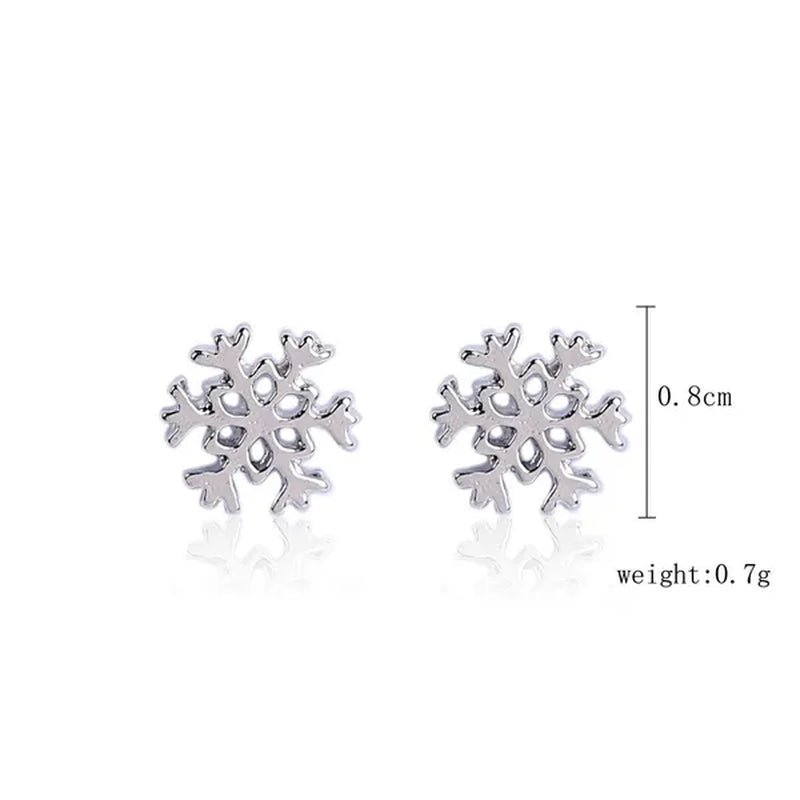 Christmas Jewelry with Diamond Snowflake Bell Christmas Earrings Christmas Tree Earrings Set Christmas Earrings Deer Stud Earrings