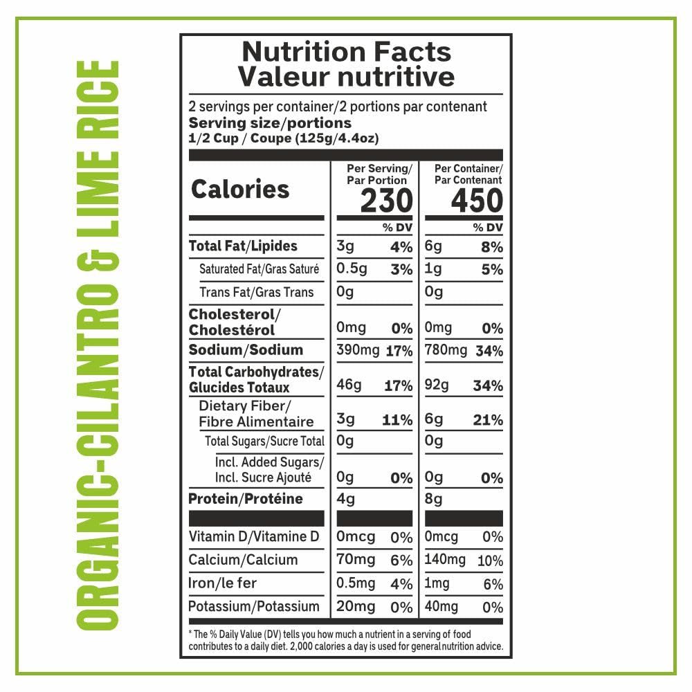 Cilantro & Lime Organic Heat & Eat Microwaveable Rice, 8.8 Ounce (Pack of 6) Heat and Eat | Flavor Rice | USDA Certified Organic, Gmo-Free | Fresh Ingrediants | Side Dish