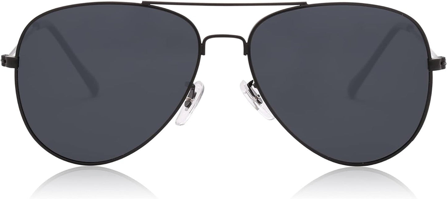 Classic Aviator Polarized Sunglasses for Men Women Vintage Retro Style - WORLD TIME VISITS