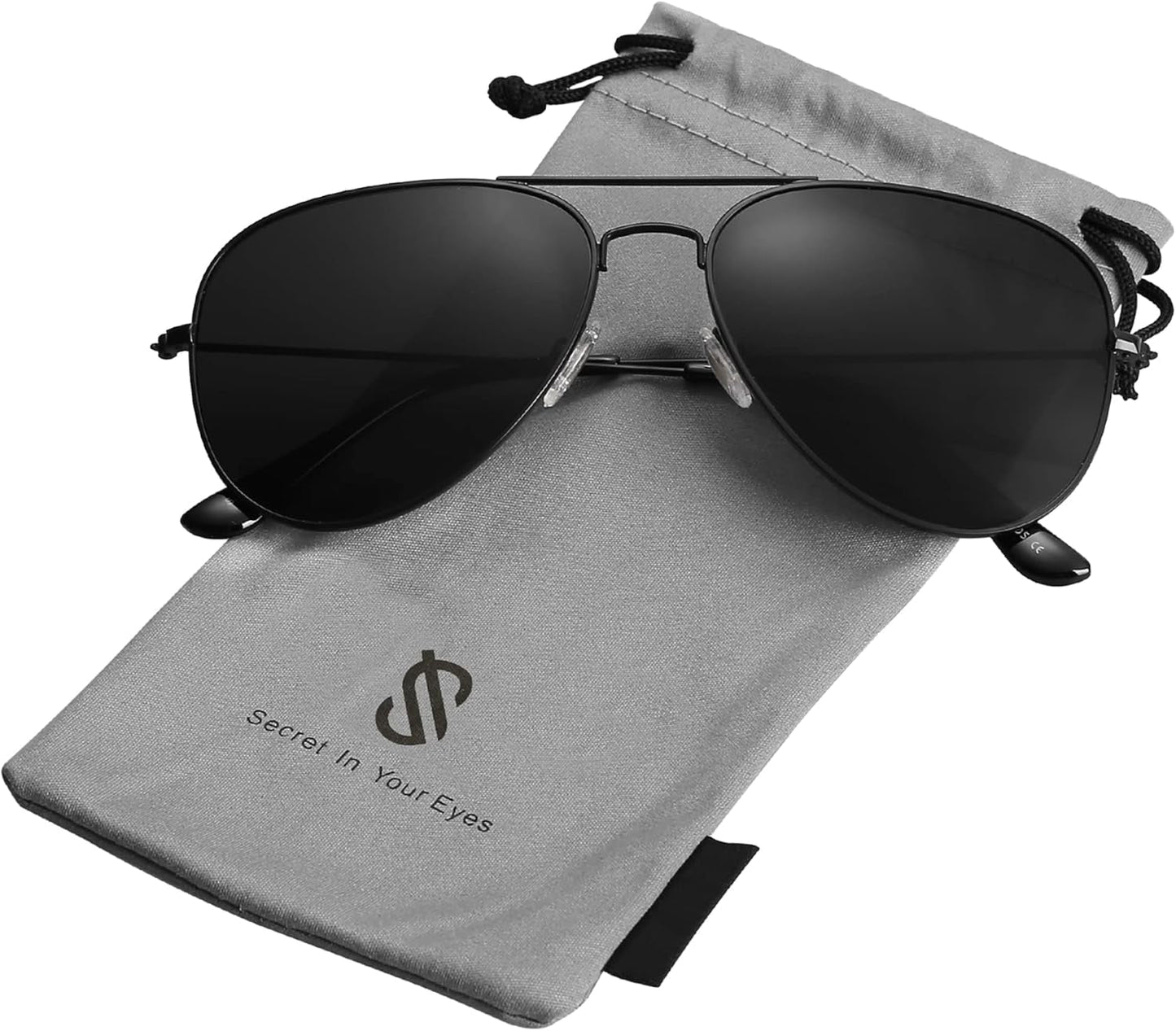 Classic Aviator Polarized Sunglasses for Men Women Vintage Retro Style - WORLD TIME VISITS