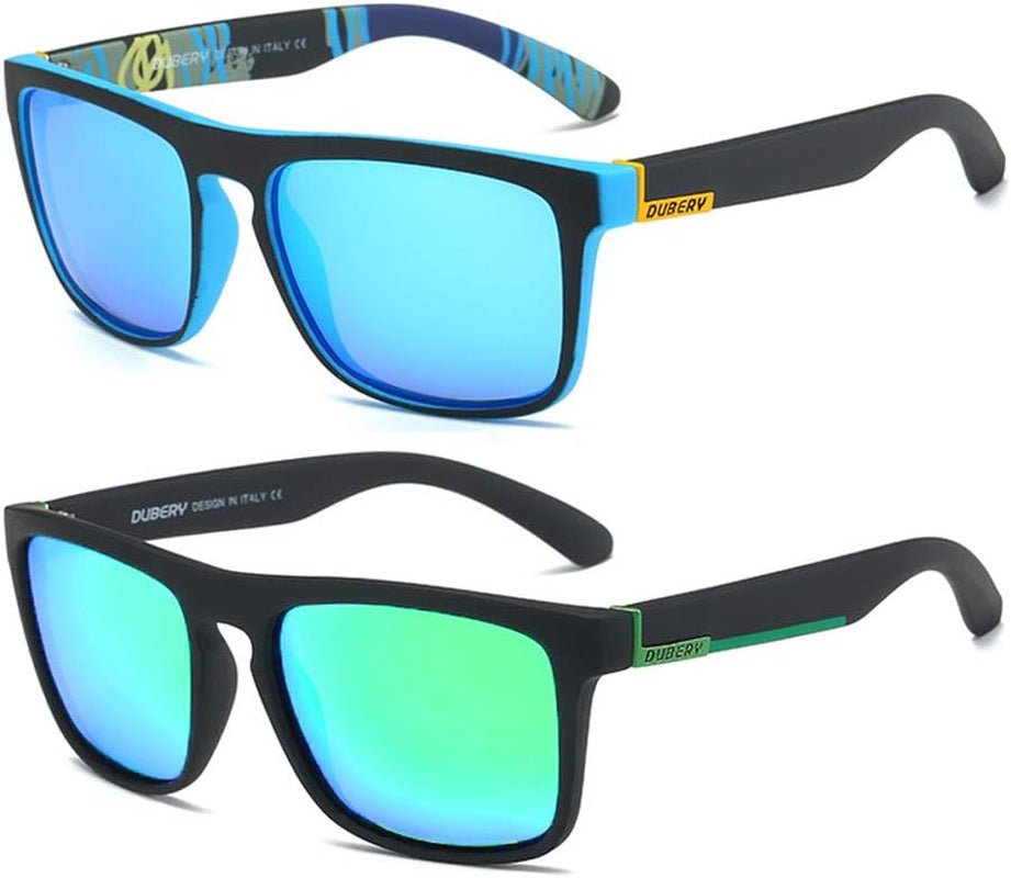 Classic Polarized Sunglasses for Men Women Retro 100% UV Protection Driving Sun Glasses D731 - WORLD TIME VISITS