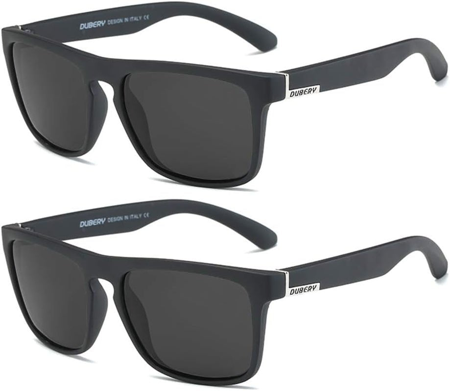 Classic Polarized Sunglasses for Men Women Retro 100% UV Protection Driving Sun Glasses D731 - WORLD TIME VISITS