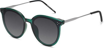 Classic Trendy round Sunglasses Womens Mens Oversized Large Shades UV400 Vacation Sunnies SJ2068 - WORLD TIME VISITS