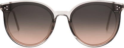 Classic Trendy round Sunglasses Womens Mens Oversized Large Shades UV400 Vacation Sunnies SJ2068 - WORLD TIME VISITS