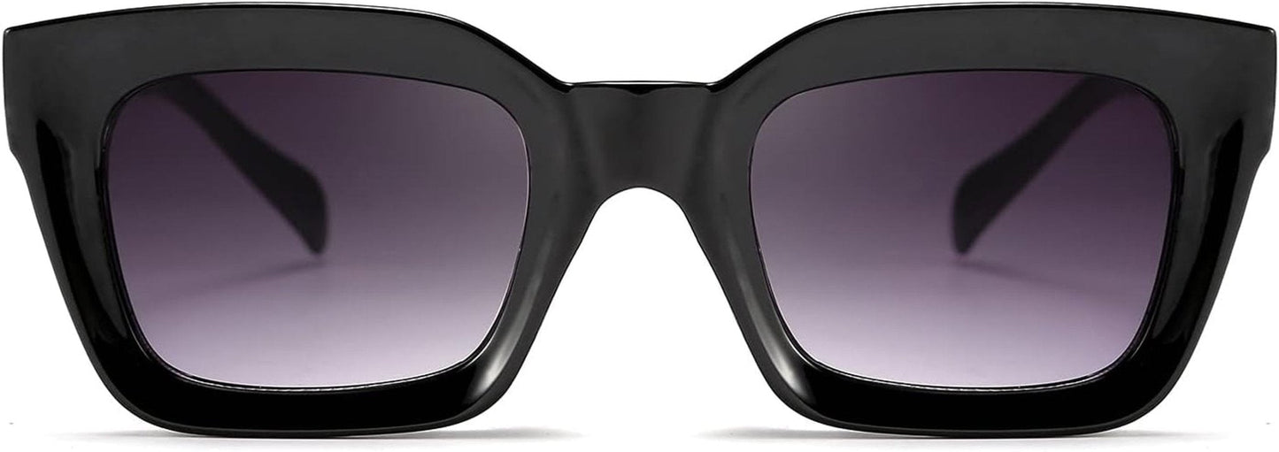 Classic Women Sunglasses Fashion Thick Square Sun Glasses Chunky Frame UV400 B2471
