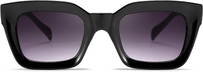 Classic Women Sunglasses Fashion Thick Square Sun Glasses Chunky Frame UV400 B2471