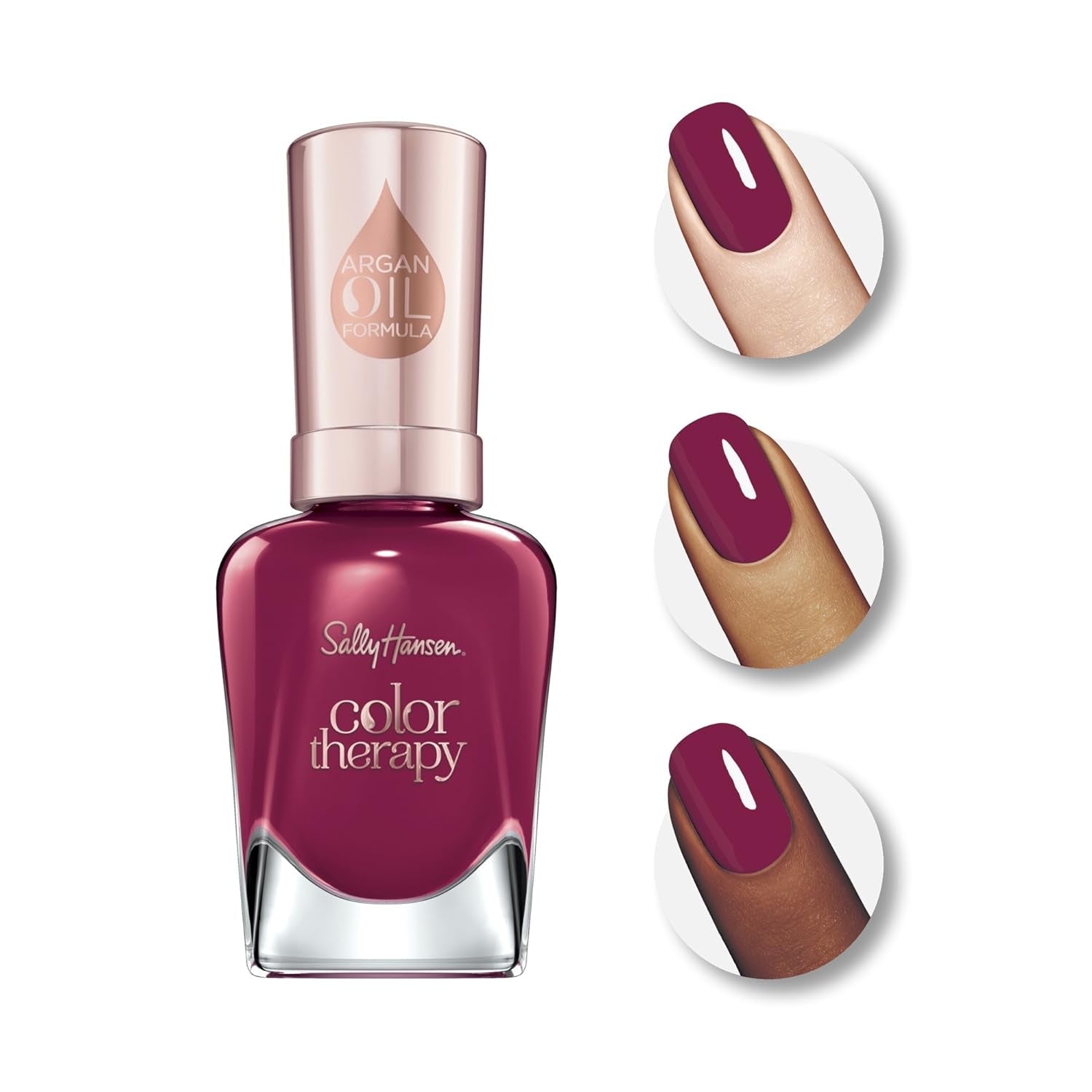 Color Therapy Nail Polish, Ohm My Magenta, Pack of 1 - WORLD TIME VISITS