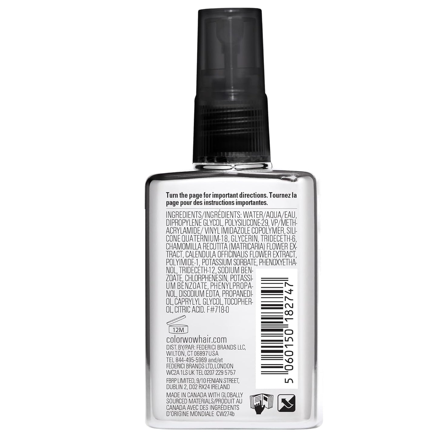 COLOR WOW Extra Strength Dream Coat – Powerful Ultra Moisturizing, anti Humidity Treatment for Extremely Frizz Prone Hair| Glassy Smooth, Straight + Resistant Styles up to 3 - 4 Washes - WORLD TIME VISITS
