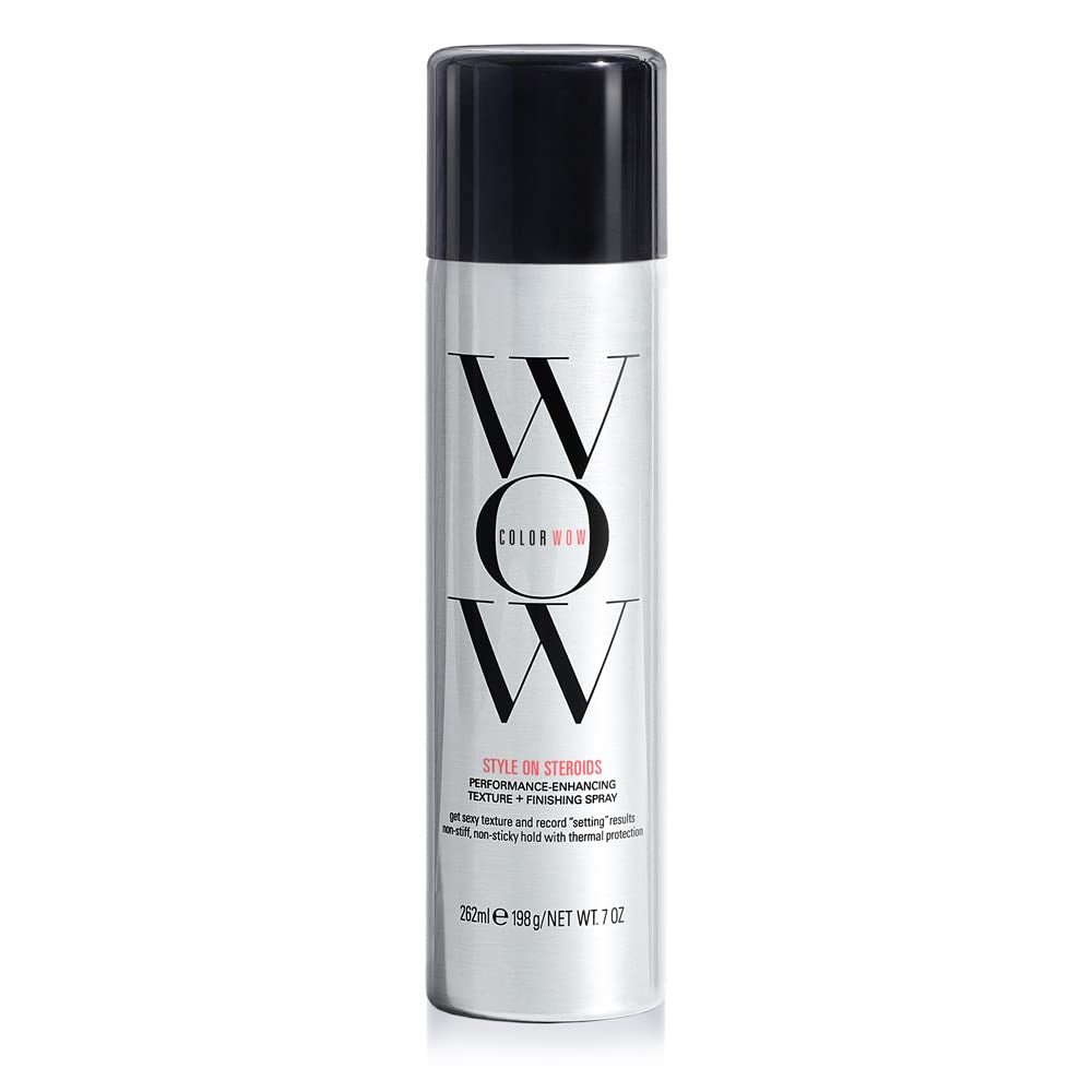 COLOR WOW STYLE on STEROIDS Texturizing Spray – Achieve Instant Sexy Volume and Texture | Non - Sticky & Moisturizing - WORLD TIME VISITS