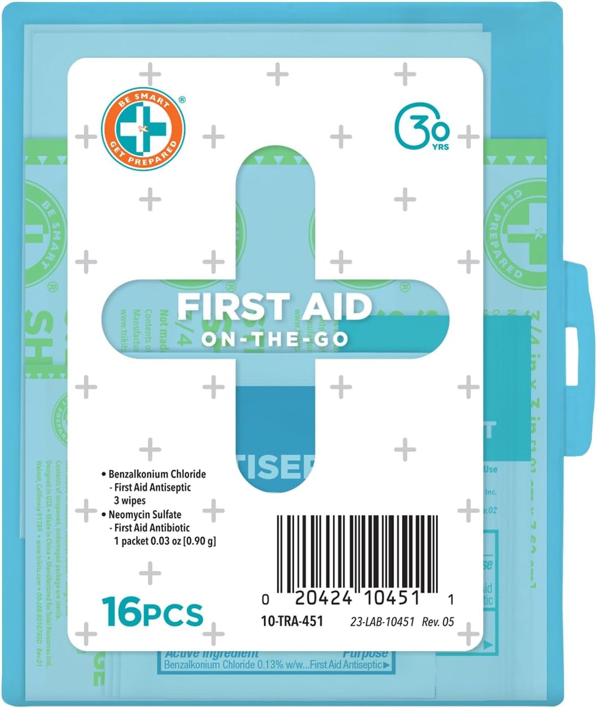 Compact First Aid Kit: Clean, Treat, Protect Minor Cuts, Scrapes. Home, Office, Car, School, Business, Travel, Emergency, Survival, Hunting, Outdoor, Sports . FSA / HSA Eligible. - WORLD TIME VISITS