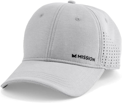 Cooling Vented Performance Hat Unisex One Size Cap for Workouts, Golf & Running, Sweat & Water Activated Technology - WORLD TIME VISITS