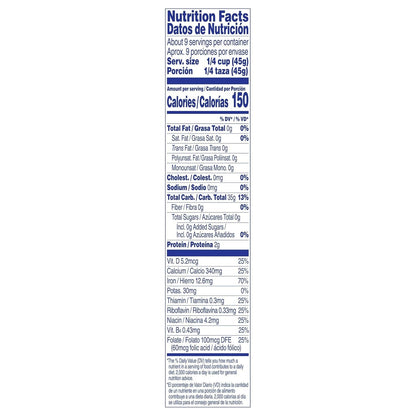 Crema De Arroz Libre De Gluten Cereal Caliente, 14 Ounce