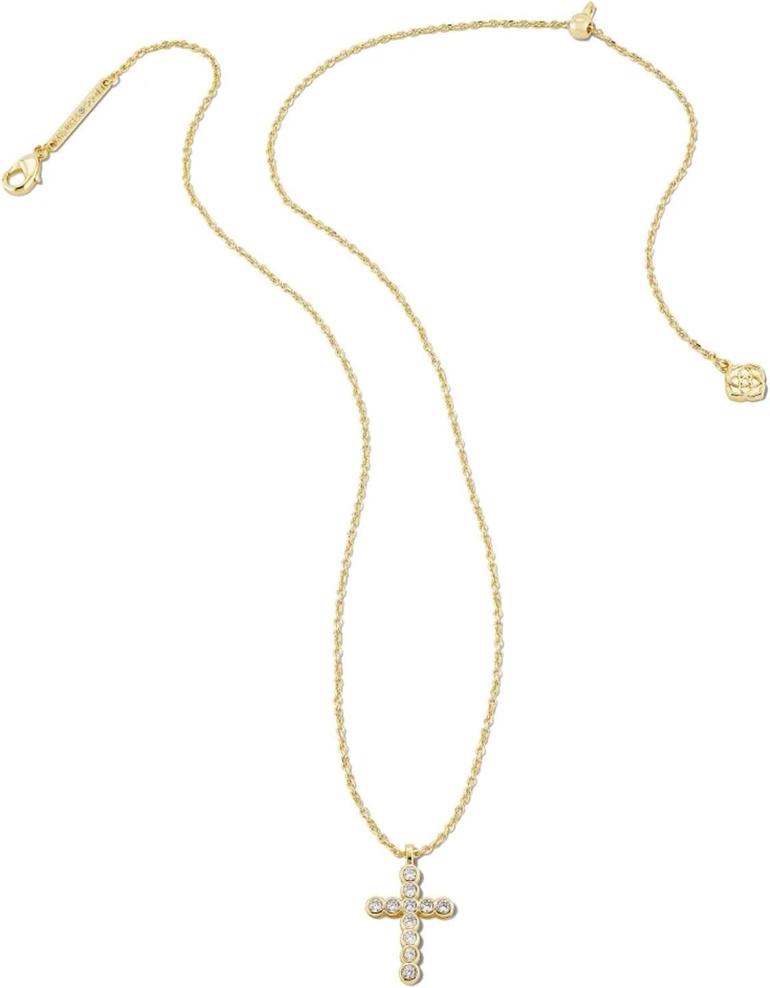 Cross Crystal Pendant Necklace, Fashion Jewelry for Women