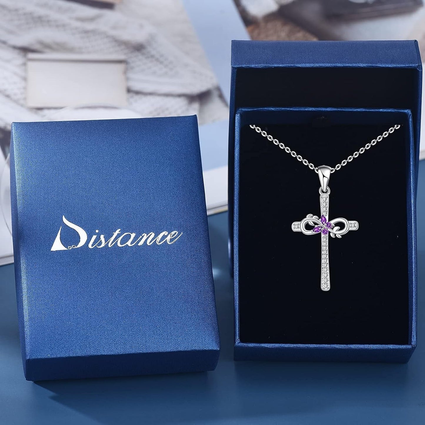 Cross Necklace for Women 925 Sterling Silver Jewelry Pendant Necklace for Mom Wife Gift for Mother'S Day or Birthday