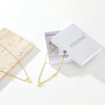 Cross Necklace for Women with Initial, 14K Gold Plated Dainty Cross Pendant Choker Initial Gold Necklace for Women Jewelry Gift