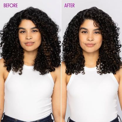 Curl Talk Frizz Control Sculpting Gel & Defining Cream (2-Pack) - 6 Fl Oz - Formulated with Rice Curl Complex - All Curly Hair Types