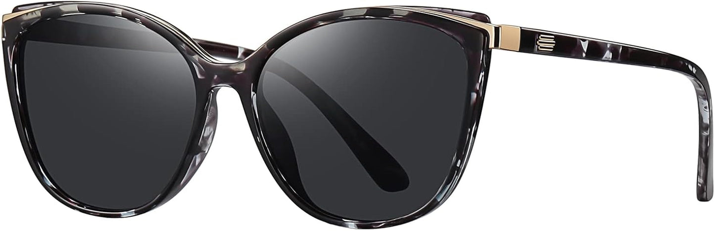 Trendy Cat Eye Sunglasses for Women Fashion Cateye UV400 Protection Glasses CL22017
