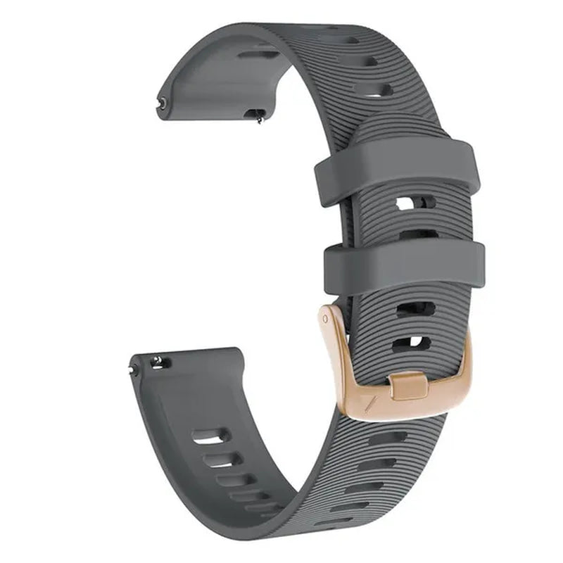 Garmin 245 Sports Watch Silicone Strap, 20mm Sports Bracelet for Forerunner 245M / 645 / Vivoactive3 / Vivomove HR