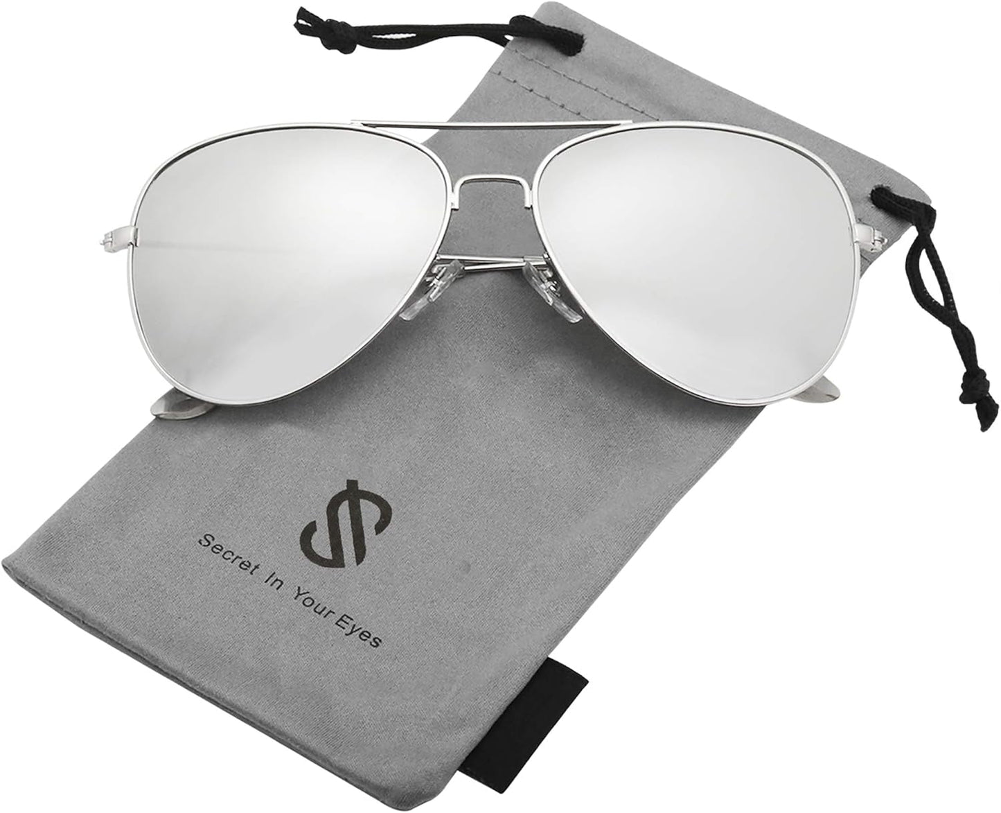 Classic Aviator Polarized Sunglasses for Men Women Vintage Retro Style - WORLD TIME VISITS