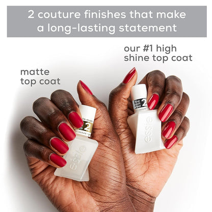 Gel Couture Long-Lasting Nail Polish, 8-Free Vegan, Deep Red, Spiked with Style, 0.46 Fl Oz