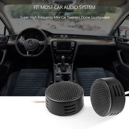 Durable Mini Car Motocycle 12V Dome Audio Music Stereo Built-In Crossover High Tweeter Speaker