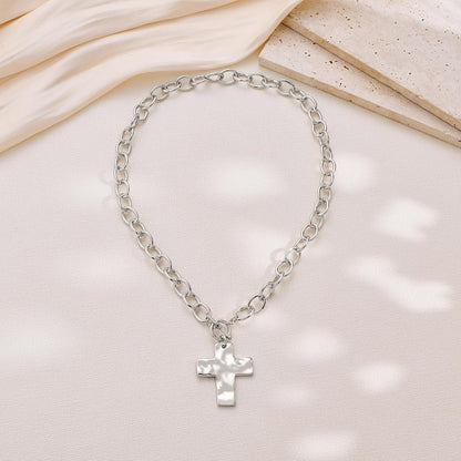 Trendy Vintage Cross Pendant Necklace for Men Women Cross Necklace Mens Jewelry