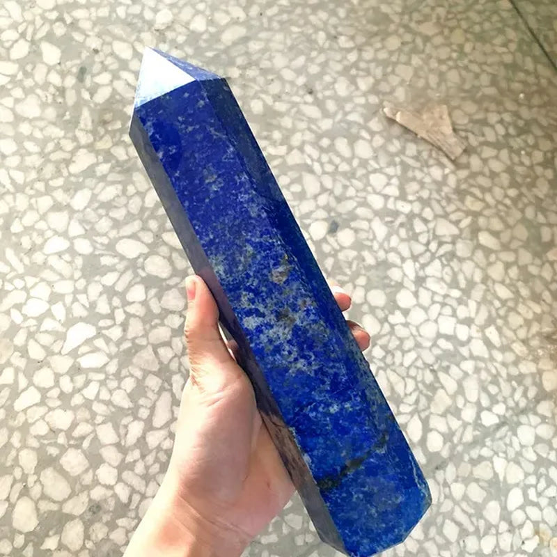 Big Size Natural Lapis Lazuli Healing Wand Lapis Lazuli Crystal Quartz Points