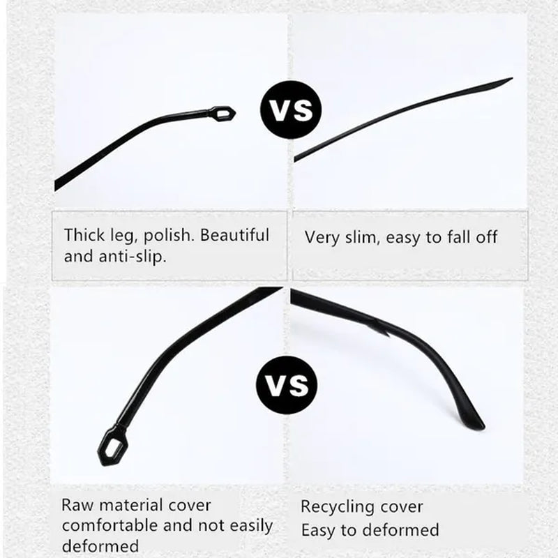 Rimless Diamond - Cut Reading Glasses Anti - Blue Light and Blue Film Integrated for Women Men Full Degree +1.0 +1.5 +2.0 +2.5 +3.0 +3.5 +4.0 - WORLD TIME VISITS