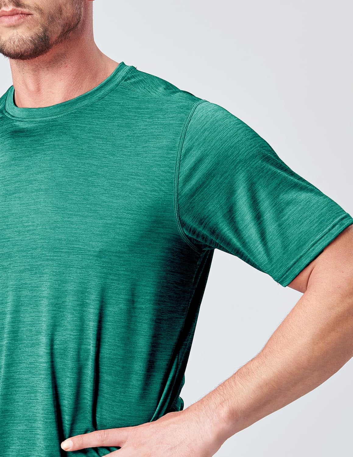 5 Pack Men’S Active Quick Dry Crew Neck T Shirts | Athletic Running Gym Workout Short Sleeve Tee Tops Bulk