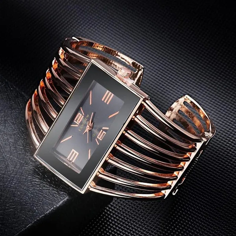 Women'S Watches Bangle Bracelet Quartz Watch Women Silver Wrist Watch Rose Gold Quality Ladies Clock Reloj Mujer Zegarek Damski