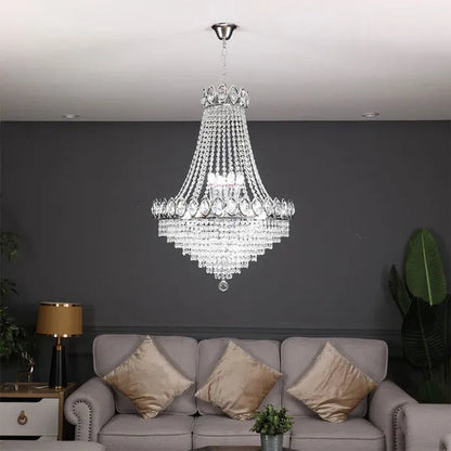 French Empire Crystal Chandelier LED Ceiling Lamp Ceiling Lighting Lamp Palace Villa