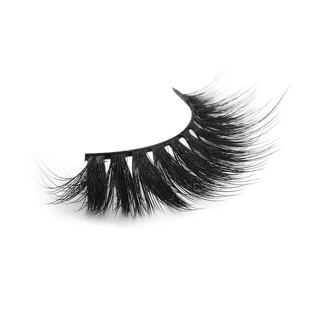 ® - Glamorous Eyelashes KYLIE (7-15Mm), Silk Lashes, Fake Eyelashes, Russian Dolls Look, Russian Strip Lashes