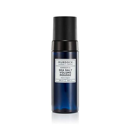 Sea Salt Volume Mousse | Thickening Matte Provides Volume and Hold | Vegan | Made in England | 5.07 Oz