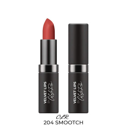 Coco La Rue Creamy Velvet Lipstick Lustrous Mauve Lipstick, High-Shine Plumping Lip Balm, Hydrating Lip Color (CLR-C 204 Smooth) - WORLD TIME VISITS