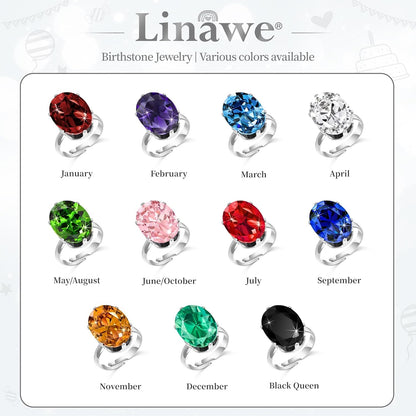 Cubic Zirconia Imitation Diamond Moissanite Rings for Women, 14K Gold/Rose Gold/Silver Adjustable Chunky Ring, Costume Rhinestone Jewelry for Wedding Engagement